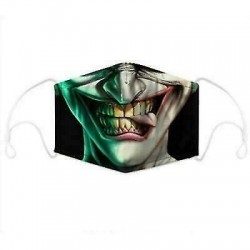 Joker rajzfilm nevetve - Mens Womens Kids 3D Funny Mouth Mark Fabric Facemask Mosható Party Magic Gothic