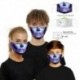 Joker rajzfilm nevetve - Mens Womens Kids 3D Funny Mouth Mark Fabric Facemask Mosható Party Magic Gothic
