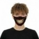 Kalóz koponya - Mens Womens Kids 3D Funny Mouth Mark Fabric Facemask Mosható Party Magic Gothic