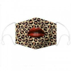 Szexi vörös ajak - Mens Womens Kids 3D Funny Mouth Mark Fabric Facemask Mosható Party Magic Gothic