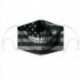 Furcsa koponya és USA zászló - Mens Womens Kids 3D Funny Mouth Mark Fabric Facemask Mosható Party Magic Gothic