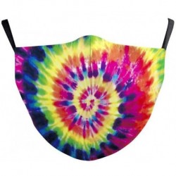 Design-25 - NewTie Dye újrafelhasználható mosható arcmaszk fél arc száj vicces arcvédő szűrő