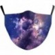Design-44 - NewTie Dye újrafelhasználható mosható arcmaszk fél arc száj vicces arcvédő szűrő