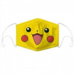 Design-53 - 3D Unisex újrafelhasználható mosható arcmaszk fél arc száj vicces arcvédő szűrő
