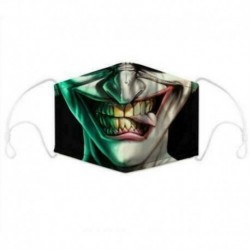 Design-60 - 3D Unisex újrafelhasználható mosható arcmaszk fél arc száj vicces arcvédő szűrő