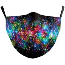 Design-57 - 3D Unisex újrafelhasználható mosható arcmaszk fél arc száj vicces arcvédő szűrő