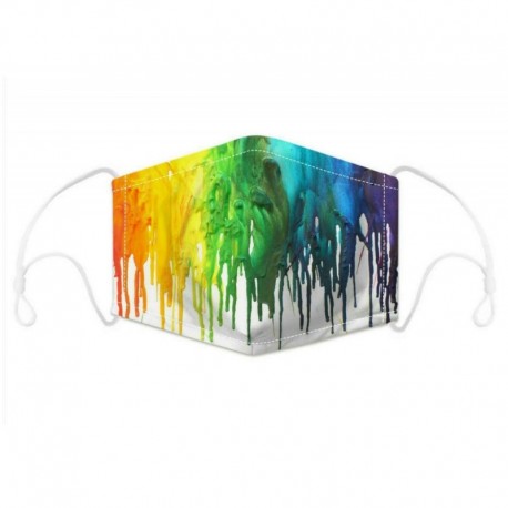 2. téma - Vicces mosható arcvédő pajzs szájkefe Filter HipHop Cospaly Party-val