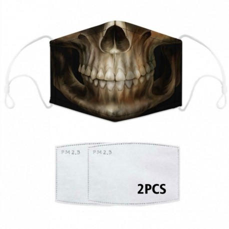 Design-16 - Új mosható újrafelhasználható arcmaszk fél arc szájjel védő felnőtt gyerekek