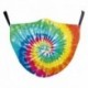 26. - Tie Dye 3D nyomtatott állítható vicces szájjel szövet szövetmaszk mosható többször használható