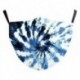 6. - Tie Dye 3D nyomtatott állítható vicces szájjel szövet szövetmaszk mosható többször használható