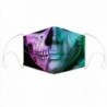 Variáns tengeri koponya - Mens Womens Kids 3D Funny Mouth Mark Fabric Facemask Mosható Party Magic Gothic