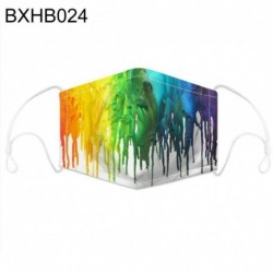 BXHB024 - Vicces mosható arcmaszk fél arc száj Mark HipHop Cospaly Party pamut