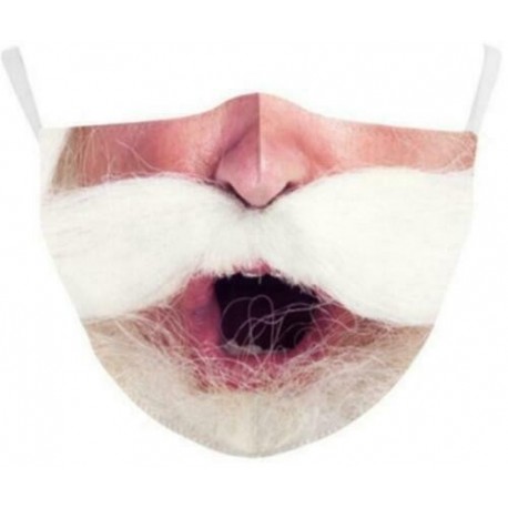 * 184 - Mosható arcmaszk fél arc koponya száj Mark HipHop Cospaly Party One Size Mask0