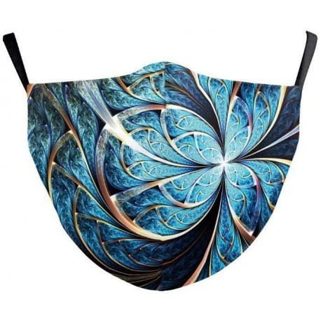 * 99 - Mosható arcmaszk fél arc koponya száj Mark HipHop Cospaly Party One Size Mask0
