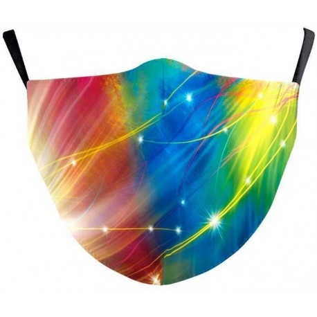 * 98 - Mosható arcmaszk fél arc koponya száj Mark HipHop Cospaly Party One Size Mask0