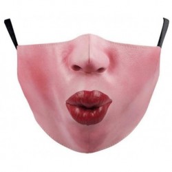 * 121 - Mosható arcmaszk fél arc koponya száj Mark HipHop Cospaly Party One Size Mask0