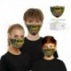 Design-60 - Férfi újrafelhasználható unisex vicces mosható arcmaszk fél arc száj Mark HipHop rajzfilm