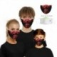 Design-60 - Férfi újrafelhasználható unisex vicces mosható arcmaszk fél arc száj Mark HipHop rajzfilm