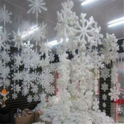 18cm - 30db fehér hópehely karácsonyfa díszítés karácsonyi ünnepi fesztivál party Egyesült Királyságban