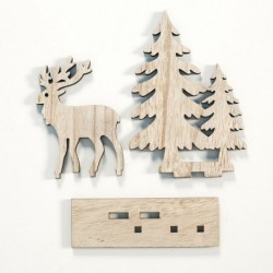 B - Karácsonyi dísz fa természetes dísz karácsonyfa függő medál dekoráció DIY