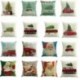 11. karácsonyfa - 2020 karácsonyi nyomtatott festékdobó párnahuzat párnahuzat Home Decor Xmas UK