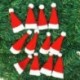 Nincs szín - 10db karácsonyi evőeszköz tartó Mini Xmas Tree Mikulás karácsonyi kalap Egyesült Királyságban