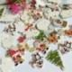 Nincs szín - 50db 2 lyuk Scrapbooking Mikulás szarvas fa karácsonyi gombok varrása jc