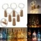 10db kék-75cm 15LED - LED húr akkumulátor réz borosüveg drót Tündérlámpák Party Valentin Xmas jc