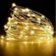 10db kék-75cm 15LED - LED húr akkumulátor réz borosüveg drót Tündérlámpák Party Valentin Xmas jc