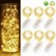 Kék - 10LED cellás működtetésű mikrohuzal húr tündér fény DIY Party Xmas esküvő
