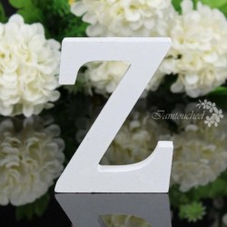 Z - 26 fa fa betű ábécé szó szabadon álló esküvői party otthoni dekoráció