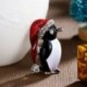 62-Fehér hóember - Karácsonyfa hóember szarvas harang zománc bross tű Xmas Party divat ékszerek