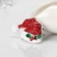 47-Bell Garland - Karácsonyfa hóember szarvas harang zománc bross tű Xmas Party divat ékszerek