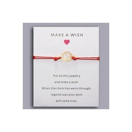 Üreges lótusz - Szerencsés piros kötél varázskártya karkötők karperec pár kézzel készített barátság karácsonyi