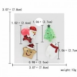 Mikulás csillagfa medve - 3/4 / db karácsonyi Mikulás nádsávos jávorszarvas kártya kitűző bross készlet pin rajzfilm