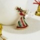 Elegáns angyal - Karácsonyi angyal szárny pingvin kristály zománc bross tű Xmas női party forró ajándék