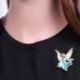 Elegáns angyal - Karácsonyi angyal szárny pingvin kristály zománc bross tű Xmas női party forró ajándék