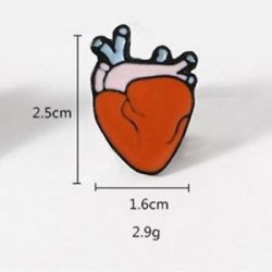 36 Szív - Rajzfilm zománc piercing bross tűgalléros jelvény Corsage karácsonyi nők forró ajándék