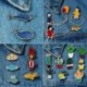 100 közepes fekete napszemüveg - Rajzfilm zománc piercing bross tűgalléros jelvény Corsage karácsonyi nők forró