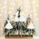 17 arany hópehely csipke angyal - Karácsonyi angyal plüss babafa függő medál karácsony party dísz dekoráció