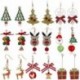 35-karácsonyi szarvas - Karácsonyi Mikulás fa harang szarvas hóember fülbevaló horog karácsony karácsonyi ajándékok