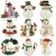 1-Hópehely - 2020 karácsonyfa kristályos Mikulás hópehely Jingle Bell zománc bross tű