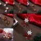 Rajzfilm karácsonyi harang - Karácsonyfa Mikulás zománcozott horog fülbevaló lóg Xmas ékszer ajándék