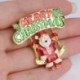 21-Mikulás szarvas - Karácsonyfa Mikulás szarvas hóember bross tű Xmas Party divat női ajándék