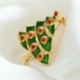 5. karácsonyfa - Nők boldog karácsonyt kristályzománc bross tű ékszerek Custome Party Xams ajándék
