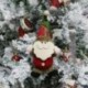 Jávorszarvas - Karácsonyi ajándék Mikulás hóember dísz fesztivál party Xmas Tree Decor Doll
