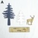 Elk levél nélkül - Elk Xmas fa fa díszek otthoni kert dekoráció karácsonyi party barkács kézműves