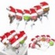 6db - 6 / 30db Mini Mikulás sapka karácsonyi party Xmas Decor Holiday Lollipop Top UK