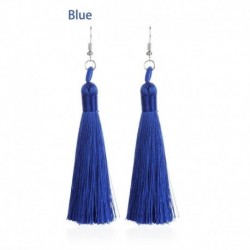 3 * kék - Divatbohém csepp dangle bojt kristály hosszú fülbevalók nőknek 2020 ékszerek