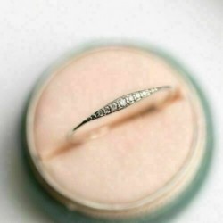 Ezüst* - Szív női rózsaarany ezüstözött gyűrűk fehér zafír esküvői gyűrű ingyenes hajó